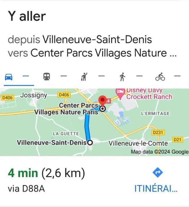 Charmant Appartement 2 Pieces Proche Disneyland Villeneuve-Saint-Denis Εξωτερικό φωτογραφία